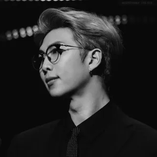 🕳 RM kpop, bts, música, idol, cantor telegram sticker