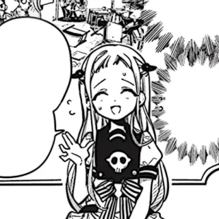 🩹 Nene Yashiro Toilet-bound Hanako-kun Anime, Manga, Lindo, Chica, Calavera, Japonés, Escuela, Estudiante telegram sticker