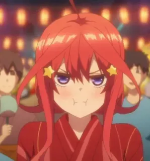 😠 anime, girl, angry, cartoon telegram sticker