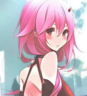 🦋 anime, gadis, rambut merah muda, imut, kartun telegram sticker