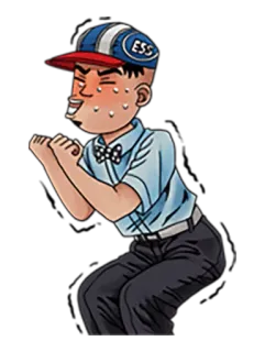 😳 initial d, anime, personnage, joyeux telegram sticker