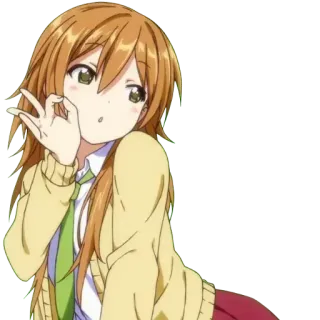 👌 动漫, 女孩, 角色, 校服, 可爱, 动漫女孩, 卡通 telegram sticker