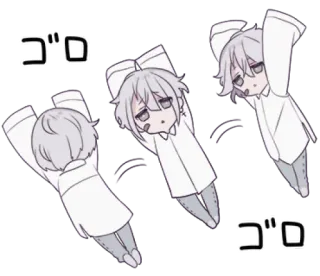 🍙 ゴロ Anime, Manga, Cartoon, Japanisch telegram sticker