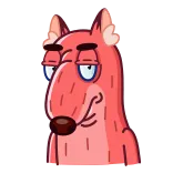🤦‍♂️ cane, cartone animato, animale, divertente, carino telegram sticker