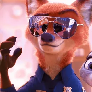 😎 Nick Wilde Zootopia telegram sticker