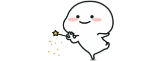 🍚 Blob, Carino, Brillantini, Magia, Fata telegram sticker