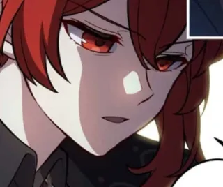 🌟 Diluc Genshin Impact anime, rambut merah, video game, Genshin Impact whatsapp sticker