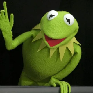 🖐 Kermit Kermit the Frog, Muppets, puppet, green, frog telegram sticker