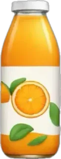 🤩 orange juice, juice, fruit, drink, beverage telegram sticker