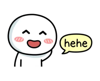 🌈 hehe cartoon, happy, hehe whatsapp sticker