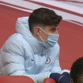 🖤 bóng đá, football, mặt nạ, vận động viên, cầu thủ, Chelsea telegram sticker