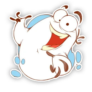😜 Dibujo animado, Sticker, Personaje, Ilustración, Divertido, Lindo telegram sticker