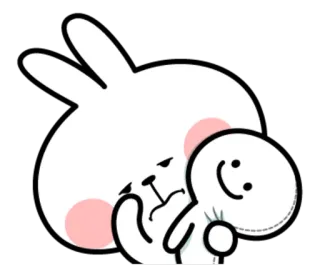 😢 conejo, monigote, censurado, ofensivo whatsapp sticker