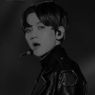 🥀 singer, music, black and white, portrait, celebrity telegram sticker