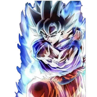 👊 Goku Dragon Ball Anime, Manga, Dragon Ball, Goku, Super Saiyan, Vechter, Cartoon telegram sticker