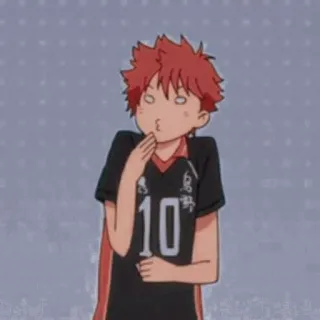 Hinata shoyo stiker whatsapp stickers