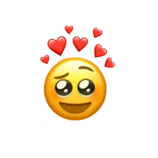 🥰 emoji, hearts, love, cute, affection telegram sticker