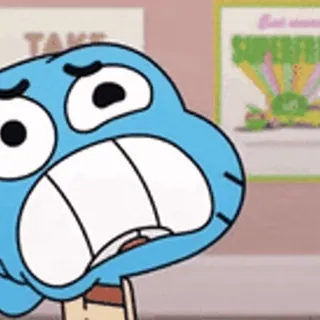 🫠 Gumball The Amazing World of Gumball desenho animado, animado, gato, Gumball Watterson, O Incrível Mundo de Gumball, personagem telegram sticker