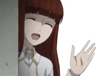 😊 Anime, Charakter, Frau, Lächeln, Rothaarige telegram sticker