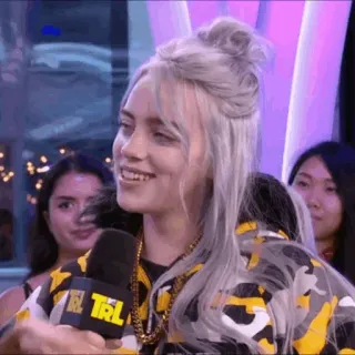 🌵 Billie Eilish 빌리 아일리시, 가수, 유명인, TRL, 음악, 팝, 사람 whatsapp sticker