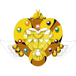 💗 Sailor Moon セーラームーン, アニメ, 魔法, 宝石, ハート, 翼 telegram sticker