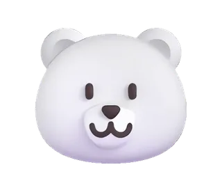 🐻 orso, animale, carino, cartone animato telegram sticker