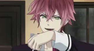 🍷 Ayato Sakamaki Diabolik Lovers Anime, Vampiro, Diabolik Lovers, Ayato Sakamaki, Bishōnen, Personagem fictício telegram sticker
