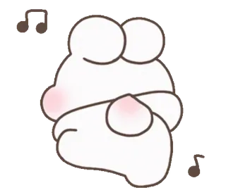 🥳 Kanahei's Usagi Kanahei's Small animals telegram sticker