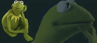 🧐 Kermit the Frog 科米蛙, 梗, 青蛙, 木偶 telegram sticker