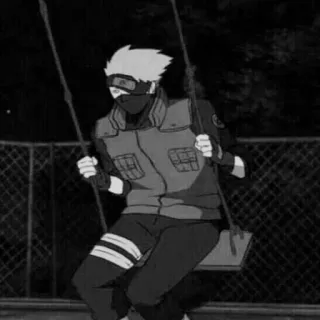 😢 Kakashi Naruto Anime, Kakashi, Naruto, Ninja, Manga, Balançoire telegram sticker