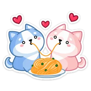 Йоши и Рики (@TgSticker) telegram stickers