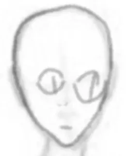 🌟 Skizze, Humanoid, Gesicht, Kopf, Zeichnung, Porträt telegram sticker
