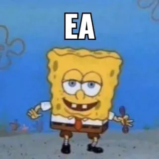 😝 SpongeBob SquarePants EA telegram sticker