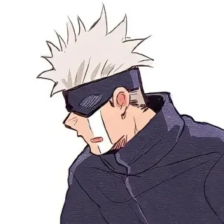 😭 Gojo Satoru Jujutsu Kaisen Anime, Manga, Gojo Satoru, Jujutsu Kaisen, Personnage, Fanart telegram sticker