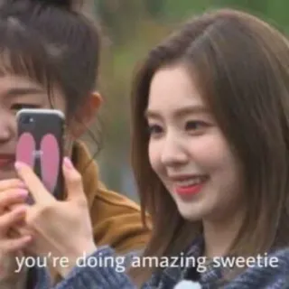 🍒 you're doing amazing sweetie motivación, ánimo, positivo, cariño, increíble telegram sticker