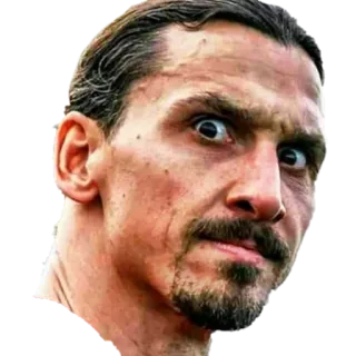 😳 Zlatan Ibrahimović zlatan, ibrahimovic, futebol, jogador de futebol, jogador, atleta telegram sticker