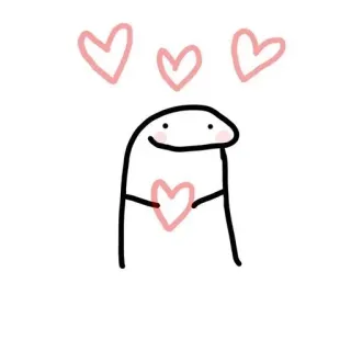 🌟 cinta, hati, lucu, kartun, karakter, menyenangkan telegram sticker
