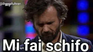 🤢 Mi fai schifo italiano, insulto, nojo, meme telegram sticker