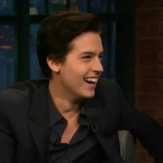 🕐 Cole Sprouse pessoa, celebridade, ator, retrato, homem, tv, filmes telegram sticker