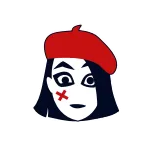Mime Girl telegram stickers