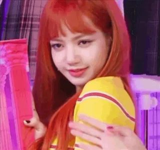 🍊 Lisa Lisa, Blackpink, Kpop, zangeres, danseres, idool telegram sticker
