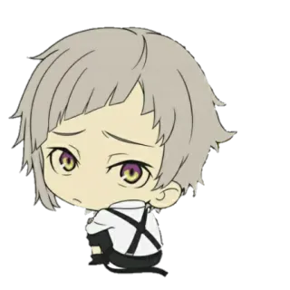 😞 Anime, Mangá, Chibi, Personagem, Desenho animado telegram sticker
