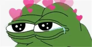 🐸 Pepe the Frog мем, пепе, лягушка, интернет, грустный, любовь telegram sticker