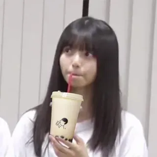 🙂 Milchtee, Getränk, Bubble Tea, Tee whatsapp sticker