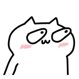 😳 Katze, Meme, Sticker, lustig, süß, Cartoon, Tier telegram sticker
