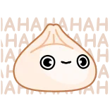 😂 bolinho, comida, fofo, kawaii, desenho animado telegram sticker
