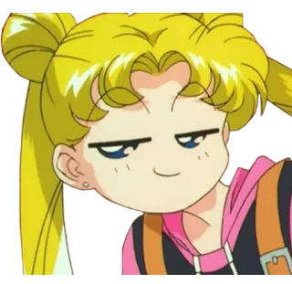 😏 Sailor Moon Anime, Cartone animato, Borioso, Meme, Sailor Moon telegram sticker