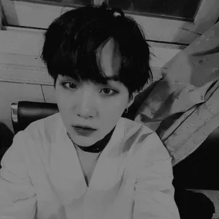 ➰ Suga K-pop, Penyanyi, Idola, Min Yoongi, BTS, Musik telegram sticker