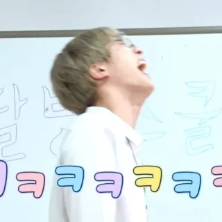 🐹 ㅋㅋㅋㅋㅋㅋㅋ cười, Hàn Quốc, biểu tượng cảm xúc, meme telegram sticker