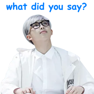 @jonafzan RM Rap Monster BTS whatsapp stickers